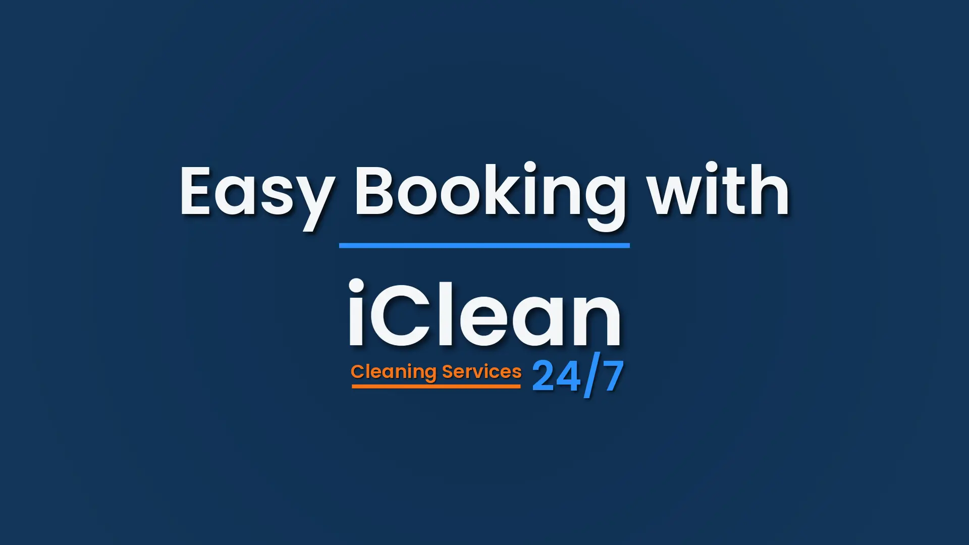 How Easy it is to Book with iClean 24/7