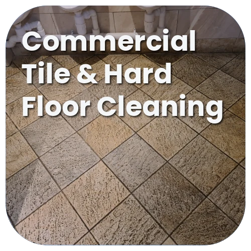 Commercial tile and hard floor cleaning service by iClean 24/7