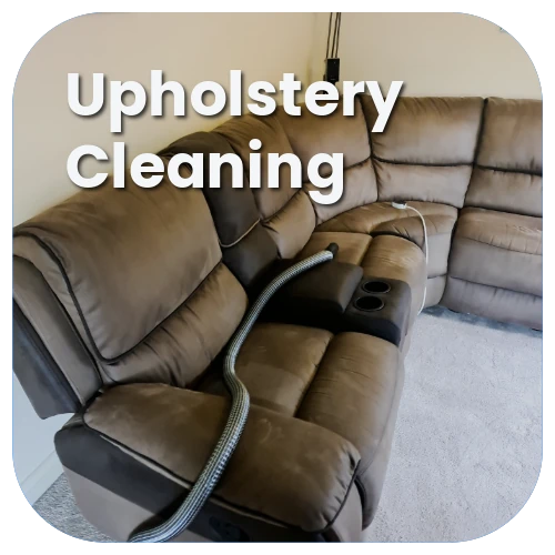 Upholstery cleaning service by iClean 24/7 on fabric sofa